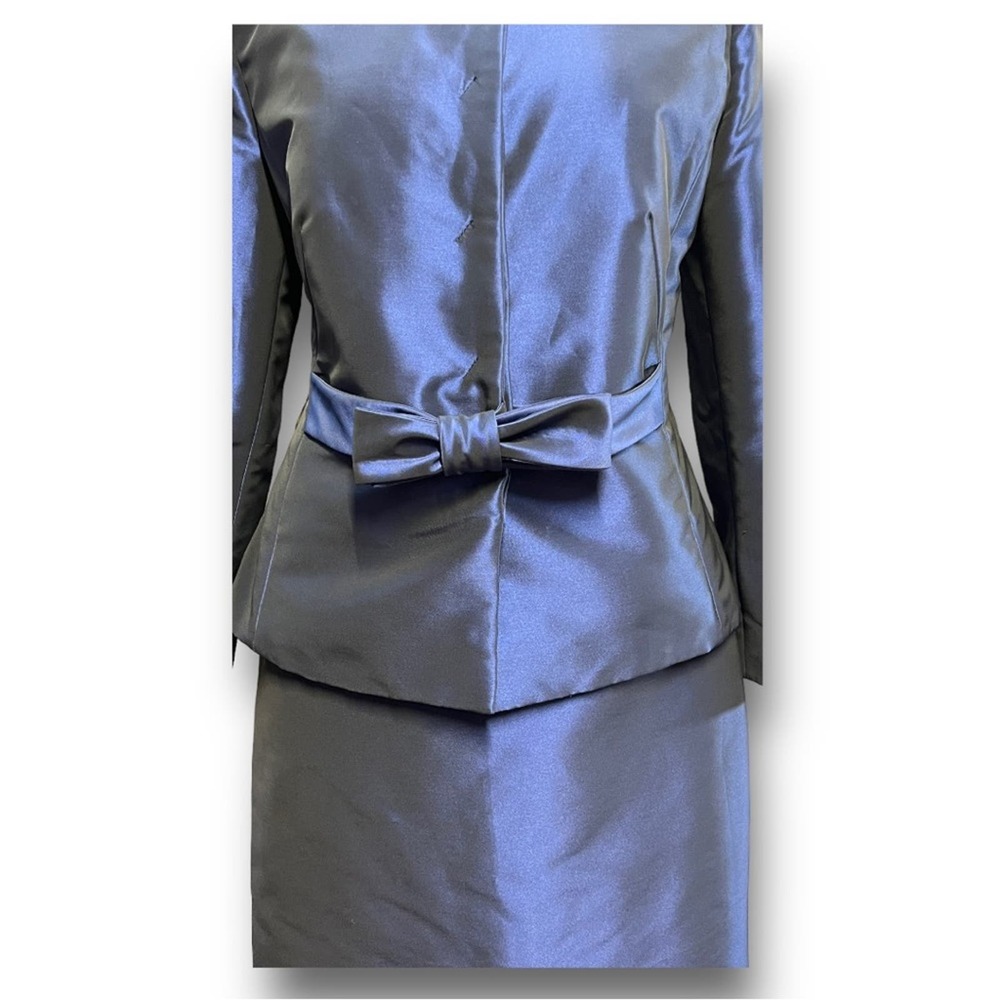 Armani Collezioni Blue Blazer & Skirt Set - Picture 4 of 13